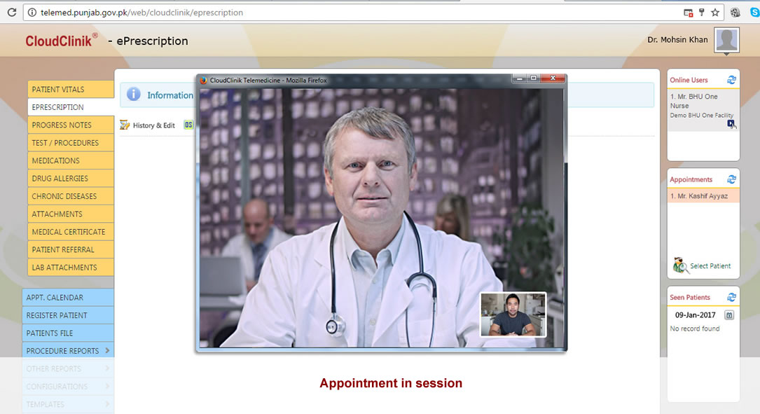 Online Appointment, online Scheduling and tracks your daily appointments,Practice Management